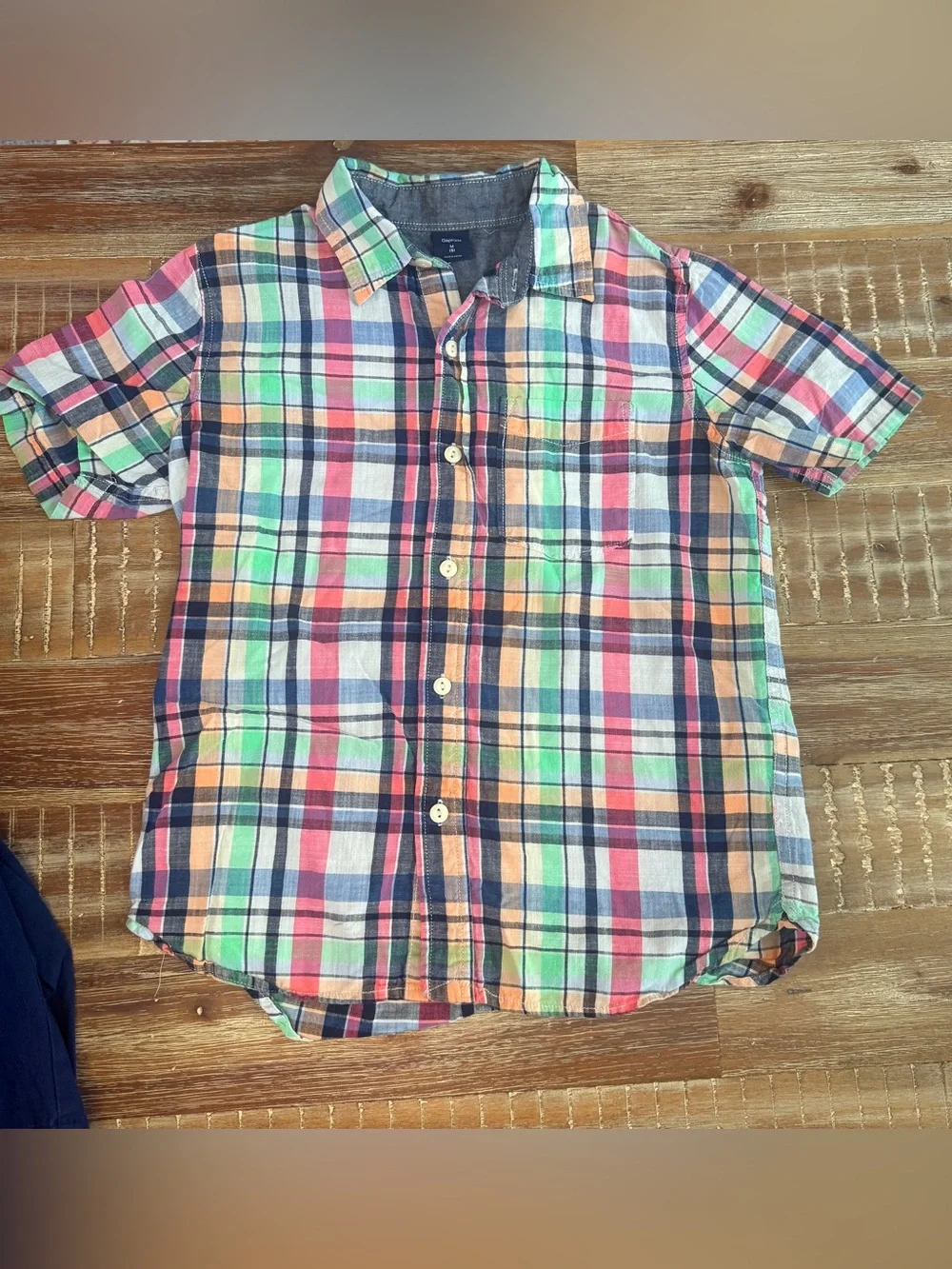 Gap Kids Boys button up shirt and Shorts outfit set size M